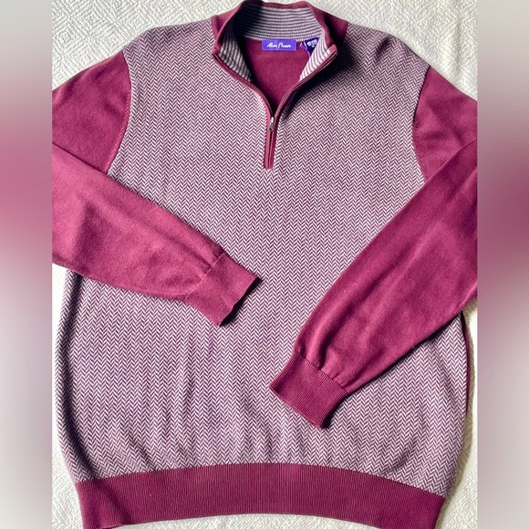 Alan Flusser 100% Cotton Sweater💪🏽💯🕶️ - Picture 2 of 6